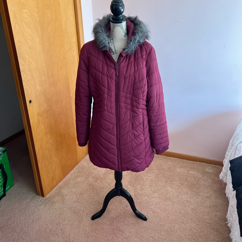 Below zero by Rothschild puffer coat with hood